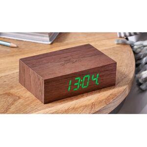 Gingko Walnut Flip Click Alarm Clock - Alarm Clock Gingko Walnut Flip Click Alarm Clock - Alarm Clock