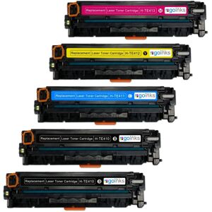 Go Inks 4-Color Laser Toner Set - HP CE410X/CE411A/CE412A/CE413A Go Inks 4-Color Laser Toner Set - HP CE410X/CE411A/CE412A/CE413A
