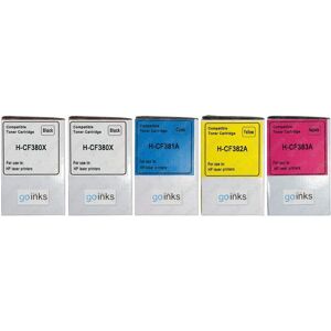 Go Inks 4-Color Laser Toner Set - Compatible with HP M476 Go Inks 4-Color Laser Toner Set - Compatible with HP M476