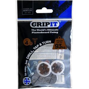 Gripit GP204 Brown Plasterboard Fixings - Heavy Duty - 20mm Gripit GP204 Brown Plasterboard Fixings - Heavy Duty - 20mm