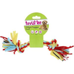 Happy Pet Twist-Tee Knots Tuggie - Hondenspeelgoed Groot Happy Pet Twist-Tee Knots Tuggie - Hondenspeelgoed Groot