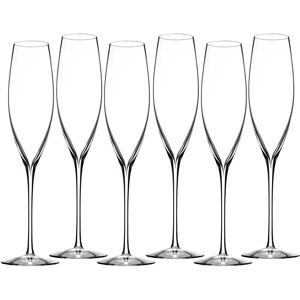 Waterford Crystal Elegance Champagne Glasses - Set of 6, Clear Waterford Crystal Elegance Champagne Glasses - Set of 6, Clear