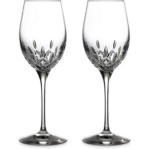 Waterford Crystal Lismore Essence White Wine Glasses - Elegant Crystal, Set of 2 Waterford Crystal Lismore Essence White Wine Glasses - Elegant Crystal, Set of 2
