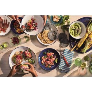 Royal Doulton Gordon Ramsay Maze Denim Line Stoneware Dinner Plate - Dinner Plate Royal Doulton Gordon Ramsay Maze Denim Line Stoneware Dinner Plate - Dinner Plate