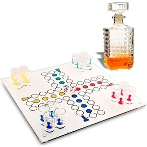 Eurowebbiz Jeu de boire en verre - 16 verres, 30x30 cm - Publicité Eurowebbiz Jeu de boire en verre - 16 verres, 30x30 cm - Publicité