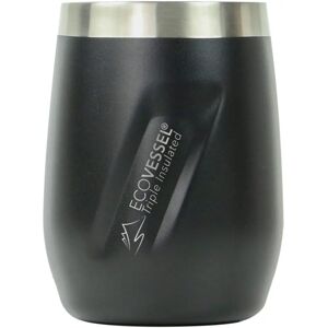 Eco Vessel Ecovessel Port 296ml Gorące Zimne Napojów Wino Tumbler Czarna Cień - Szklanka do Napojów Eco Vessel Ecovessel Port 296ml Gorące Zimne Napojów Wino Tumbler Czarna Cień - Szklanka do Napojów