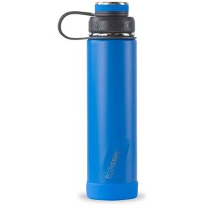 Izolowana butelka ECOVESSEL Boulder 700 ml Niebieska Izolowana butelka ECOVESSEL Boulder 700 ml Niebieska