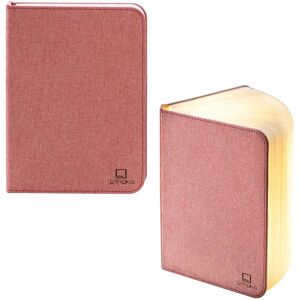 Gingko Large Pink Smart Linen Book Desk Lamp - Desk Lamp Gingko Large Pink Smart Linen Book Desk Lamp - Desk Lamp