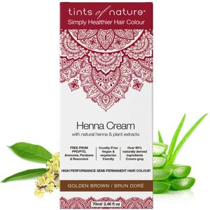Tints of Nature - Henna Cream Golden Brown - hiusväri Tints of Nature - Henna Cream Golden Brown - hiusväri