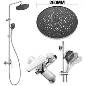 Conjunto de Ducha AURALUM con Ducha de lluvia y Ducha manual - Latón, Ajustable Conjunto de Ducha AURALUM con Ducha de lluvia y Ducha manual - Latón, Ajustable