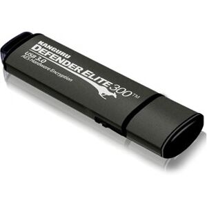 Kanguru Defender Elite300 - Clé USB 64GB - Noir, Gris Kanguru Defender Elite300 - Clé USB 64GB - Noir, Gris