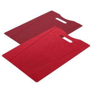 Kuhn Rikon - Set med 2 flexibla skärbrädor Röd/Mörkröd - köks skärbräda Kuhn Rikon - Set med 2 flexibla skärbrädor Röd/Mörkröd - köks skärbräda