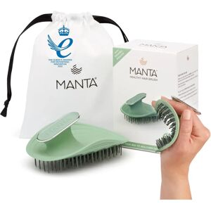 Brosse Démêlante Manta Vert Serene avec Pochette de Voyage - Brosse à Cheveux - Publicité Brosse Démêlante Manta Vert Serene avec Pochette de Voyage - Brosse à Cheveux - Publicité