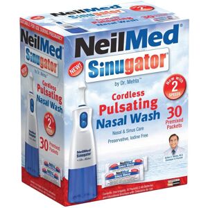 NeilMed Sinugator Cordless Pulsating Nasal Wash - 1 Sinugator + 30 Premixed Sachets NeilMed Sinugator Cordless Pulsating Nasal Wash - 1 Sinugator + 30 Premixed Sachets