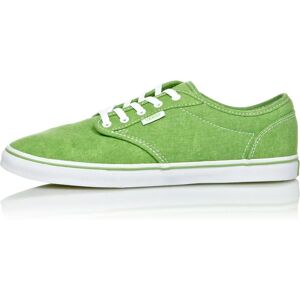 Vans Atwood Low Green Canvas Womens Plimsolls - Plimsolls Vans Atwood Low Green Canvas Womens Plimsolls - Plimsolls