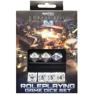 Modiphius Infinity Role Spel - 7-delig Dobbelstenen Set Modiphius Infinity Role Spel - 7-delig Dobbelstenen Set