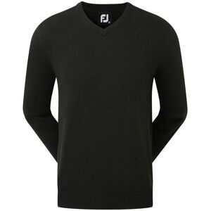 FootJoy Wollmischung V-Ausschnitt Pullover - Schwarz - Pullover FootJoy Wollmischung V-Ausschnitt Pullover - Schwarz - Pullover