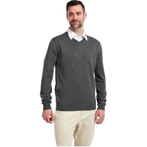 Footjoy Wollmischung V-Hals Pullover - Herren Dunkelgrau Footjoy Wollmischung V-Hals Pullover - Herren Dunkelgrau