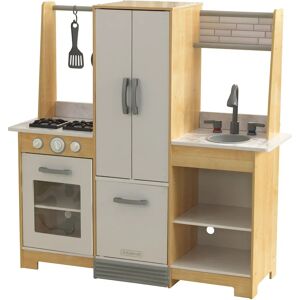 KidKraft Wooden Kitchen - Modern, Large Refrigerator, Stove & Oven - Kids 2+ KidKraft Wooden Kitchen - Modern, Large Refrigerator, Stove & Oven - Kids 2+