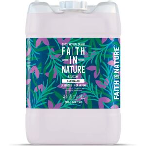 Faith in Nature Lavender Geranium Hand Wash 20L - Organic, Vegan, Eco Faith in Nature Lavender Geranium Hand Wash 20L - Organic, Vegan, Eco