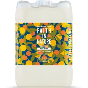 Faith In Nature 20L Body Wash - Grapefruit & Orange - Organic - Vegan Faith In Nature 20L Body Wash - Grapefruit & Orange - Organic - Vegan