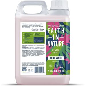 Faith In Nature Dragon Fruit Body Wash - 2.5L - Vegan & Cruelty-Free - Organic Natural Shower Gel Faith In Nature Dragon Fruit Body Wash - 2.5L - Vegan & Cruelty-Free - Organic Natural Shower Gel