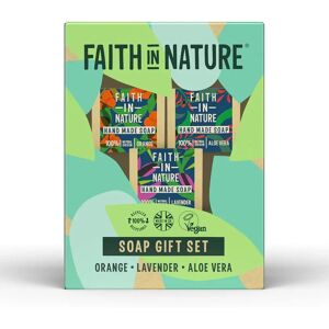 Faith in Nature Zeep Cadeauset - Sinaasappel Lavendel Aloë Vera Faith in Nature Zeep Cadeauset - Sinaasappel Lavendel Aloë Vera