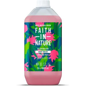 Faith In Nature Dragon Fruit Body Wash - 5L Refill - Vegan & Natural Faith In Nature Dragon Fruit Body Wash - 5L Refill - Vegan & Natural