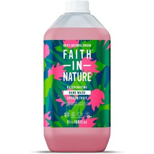 Faith In Nature Dragon Fruit Hand Wash - 5L - Refill - Organic & Vegan Faith In Nature Dragon Fruit Hand Wash - 5L - Refill - Organic & Vegan