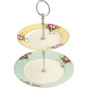 Aynsley Archive Rose Two Tier Cake Stand - Cake Stand Aynsley Archive Rose Two Tier Cake Stand - Cake Stand