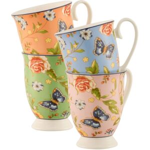Aynsley Cottage Garden Footed Mug Set - Multiple Colors - Tea Time Aynsley Cottage Garden Footed Mug Set - Multiple Colors - Tea Time
