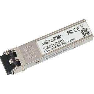 Mikrotik S-85DLC05D Trasmettitore di rete - Fibra, 1250 Mbit/s Mikrotik S-85DLC05D Trasmettitore di rete - Fibra, 1250 Mbit/s