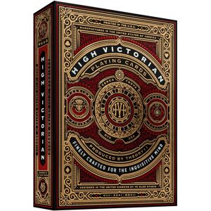 Theory11 Cartes Victoriennes Rouges Vintage - Cartes à Jouer - Publicité Theory11 Cartes Victoriennes Rouges Vintage - Cartes à Jouer - Publicité