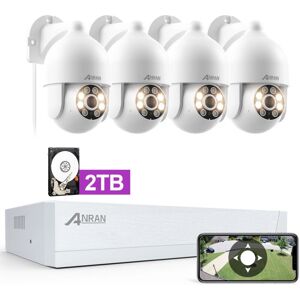 Kit di videosorveglianza ANRAN 5MP PoE - Esterno 8CH NVR Kit di videosorveglianza ANRAN 5MP PoE - Esterno 8CH NVR