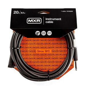 Standardowy kabel instrumentu MXR 20 stóp - Czarny - 6 m - Prosty - Kątowy Standardowy kabel instrumentu MXR 20 stóp - Czarny - 6 m - Prosty - Kątowy