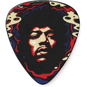 Dunlop Jimi Hendrix Guitar Picks Star 6 Pack - Guitar Picks Dunlop Jimi Hendrix Guitar Picks Star 6 Pack - Guitar Picks