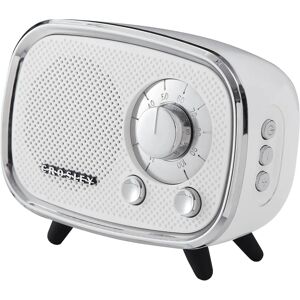 Crosley CR3039A-WH Rondo Retro Portable Rechargeable Bluetooth Speaker White - Bluetooth Speaker Crosley CR3039A-WH Rondo Retro Portable Rechargeable Bluetooth Speaker White - Bluetooth Speaker