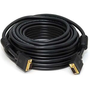 Monoprice VGA-kabel - 15,24m, Goudgeplateerd, Dubbel afgeschermd Monoprice VGA-kabel - 15,24m, Goudgeplateerd, Dubbel afgeschermd