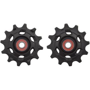 Sram Force eTap AXS Rear Derailleur Pulley Kit - Steel Bearings - Black Sram Force eTap AXS Rear Derailleur Pulley Kit - Steel Bearings - Black