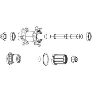 Corpetto mozzo Zipp ZR1 - Compatibile Sram XDR - 12x142/QR Corpetto mozzo Zipp ZR1 - Compatibile Sram XDR - 12x142/QR