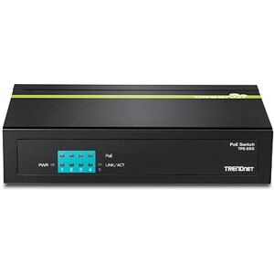 Trendnet TPE-S50 Network Switch - PoE, 6 Ports, Black Trendnet TPE-S50 Network Switch - PoE, 6 Ports, Black