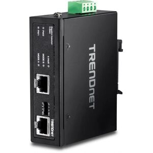 Trendnet TI-IG60 PoE Adapter - Gigabit Ethernet - Black Trendnet TI-IG60 PoE Adapter - Gigabit Ethernet - Black