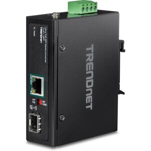Trendnet TI-UF11SFP Network Media Converter - Black Trendnet TI-UF11SFP Network Media Converter - Black