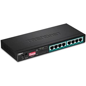 Trendnet TPE-LG80 Unmanaged Gigabit Ethernet Switch - Black Trendnet TPE-LG80 Unmanaged Gigabit Ethernet Switch - Black