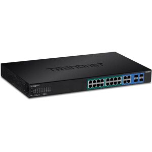 Switch Ethernet Gigabit géré Trendnet TPE-1620WSF - 20 Ports - Noir Switch Ethernet Gigabit géré Trendnet TPE-1620WSF - 20 Ports - Noir