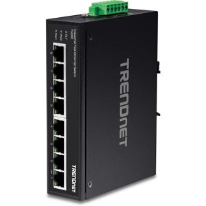 Trendnet TI-E80 8-Port Industrial Network Switch - IP30 - 1.6 Gbps Trendnet TI-E80 8-Port Industrial Network Switch - IP30 - 1.6 Gbps