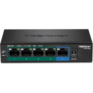 Trendnet TPE-TG52 Gigabit PoE+ Switch - 5 Ports, Black Trendnet TPE-TG52 Gigabit PoE+ Switch - 5 Ports, Black