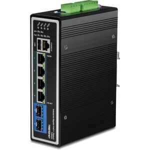 Switch géré Trendnet TI-BG62I L2+ Gigabit Ethernet - Noir Switch géré Trendnet TI-BG62I L2+ Gigabit Ethernet - Noir