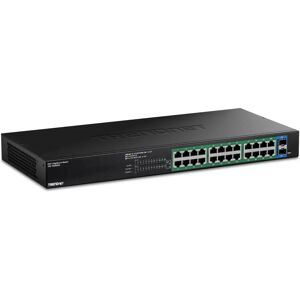 Switch Gigabit 26 ports Trendnet TPE-TG262ES - Edgesmart, PoE+ Switch Gigabit 26 ports Trendnet TPE-TG262ES - Edgesmart, PoE+