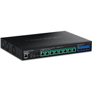 Trendnet TPE-7124SBF - Switch géré 10G Ethernet PoE - 12 Ports Trendnet TPE-7124SBF - Switch géré 10G Ethernet PoE - 12 Ports